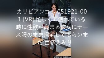 カリビアンコム 051921-001 [VR] 忙しくて疲れている時に性欲が高まる彼女にナース服のまま帰宅してもらいました 百多えみり