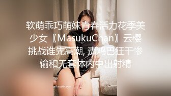 软萌乖巧萌妹青春活力花季美少女〖MasukuChan〗云樱挑战谁先高潮, 遭鸡巴狂干惨输和无套体内中出射精