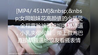 [MP4/ 451M]&nbsp;&nbsp;女同姐妹花高颜值的小受受，全程露脸被骚姐姐吃奶舔逼，小乳夹伺候着，带上假鸡巴直接草骚逼给狼友看骚表情