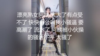 漂亮熟女阿姨 太大了有点受不了 快快老公叫我小骚逼 要高潮了 流水了 阿姨被小伙操的骚话不停 太骚了