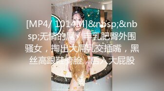 [MP4/ 1014M]&nbsp;&nbsp;无情的屌丶丰乳肥臀外围骚女，掏出大屌乳交插嘴，黑丝高跟鞋骑脸，后入大屁股