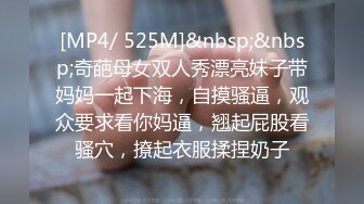 [MP4/ 525M]&nbsp;&nbsp;奇葩母女双人秀漂亮妹子带妈妈一起下海，自摸骚逼，观众要求看你妈逼，翘起屁股看骚穴，撩起衣服揉捏奶子