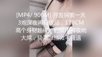 [MP4/ 900M] 开发探索一天3炮深夜再约极品，170CM高个身材超棒，豹纹内裤吸吮大屌，骑乘爆插微毛骚逼