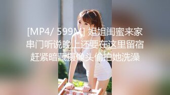 [MP4/ 599M] 姐姐闺蜜来家串门听说晚上还要在这里留宿赶紧暗藏摄像头偷拍她洗澡