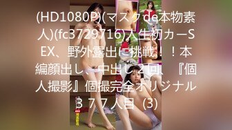 (HD1080P)(マスクde本物素人)(fc3729716)人生初カーSEX、野外露出に挑戦！！本編顔出し、中出し２回、『個人撮影』個撮完全オリジナル３７７人目  (3)