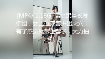 [MP4/ 1.18G] 高挑黑丝长发御姐，女上位无套进出虎穴，有了感觉就带上套子，大力抽插