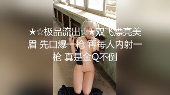 ★☆极品流出☆★双飞漂亮美眉 先口爆一枪 再每人内射一枪 真是金Q不倒