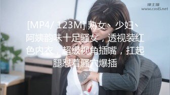 [MP4/ 123M] 熟女丶少妇丶阿姨韵味十足骚女，透视装红色内衣，超级视角插嘴，扛起腿怼着骚穴爆插