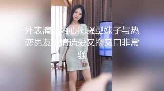 外表清纯内心闷骚型妹子与热恋男友激情造爱又撸又口非常骚