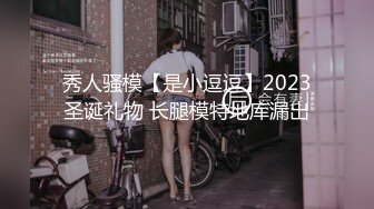 秀人骚模【是小逗逗】2023圣诞礼物 长腿模特地库漏出